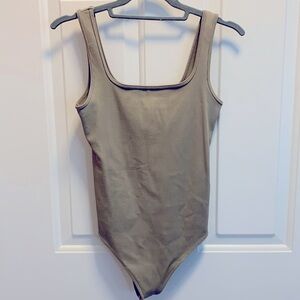 Abercrombie & Fitch Seamless Ribbed Tank Bodysuit